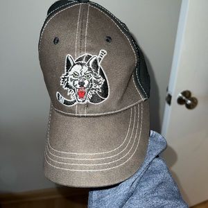 Chicago wolves hockey baseball hat